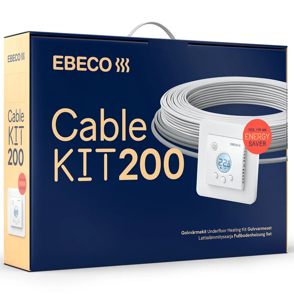 Ebeco Cable Kit 200 2080W 187m 17,3-27,7m²