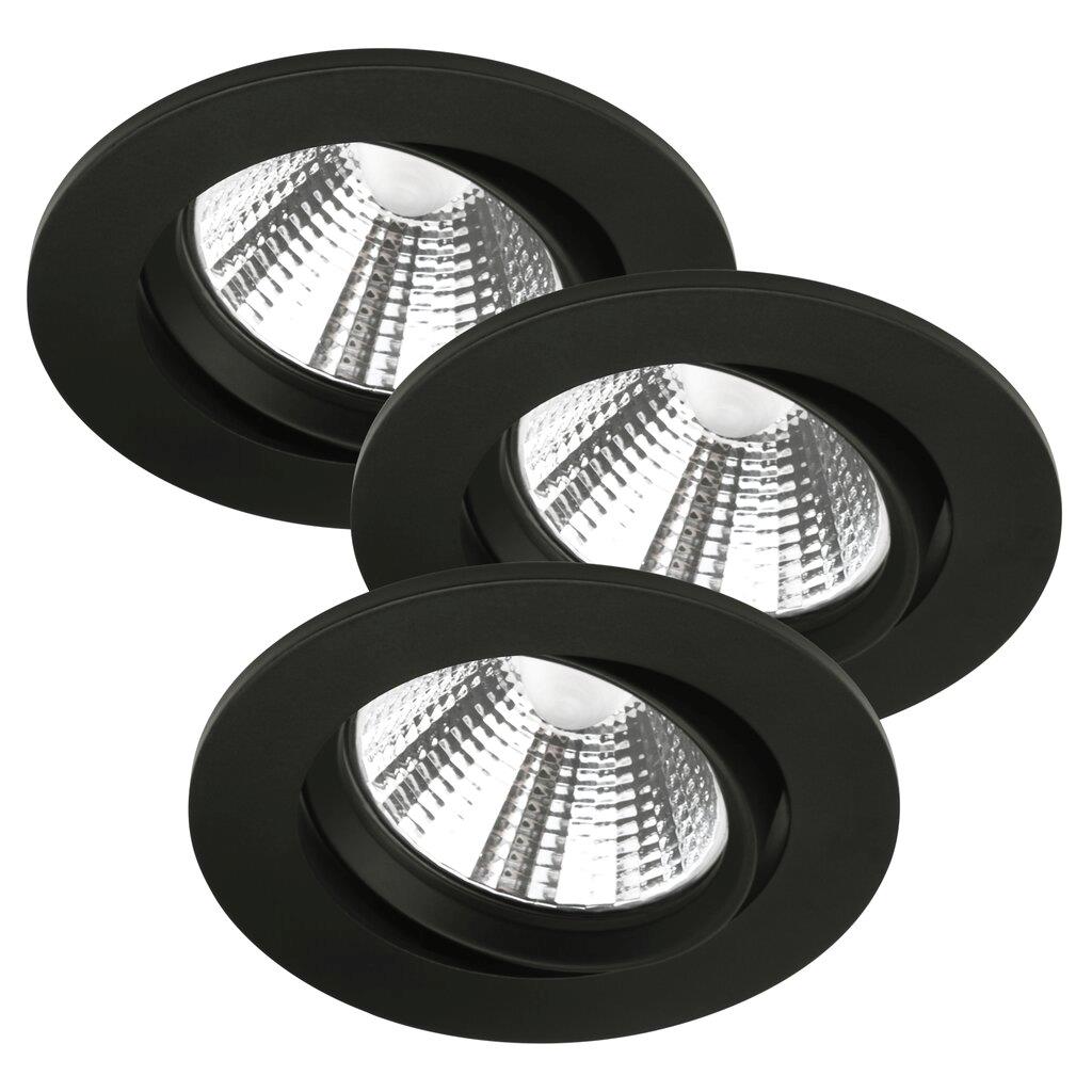 Nordlux Fremont LED-Downlight 2700K 3-Kit Svart