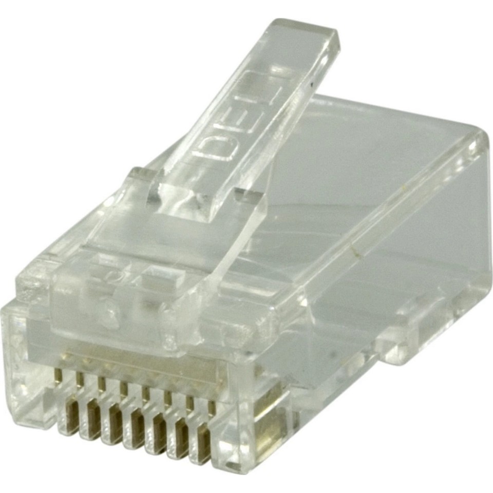 Deltaco RJ45 modularkontakt Cat6 UTP 20-pack