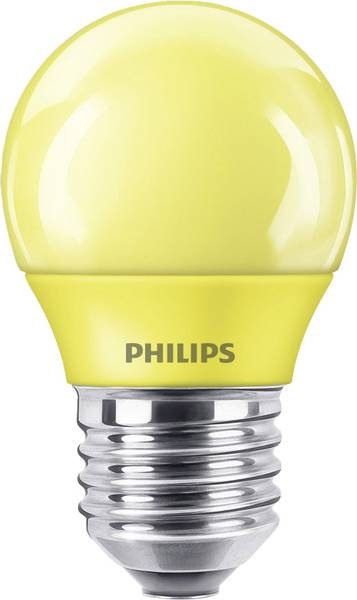 Philips LED Color Klot P45 3,1W (25W) E27 Gul